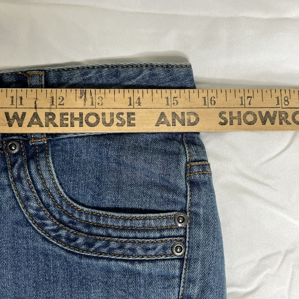 Natural Reflections Womens Bootcut Jeans Medium Wash Patch‎ Pockets Size 6 - Picture 9 of 12